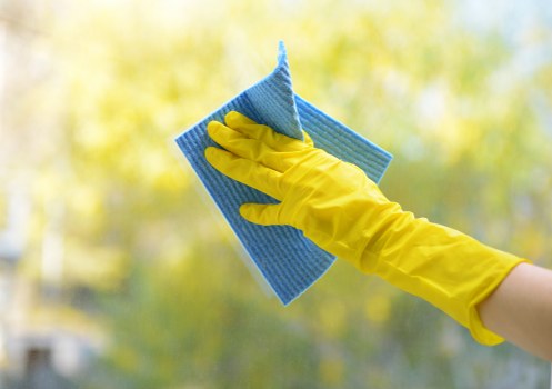 Local cleaners preparing a property in Edgware for final inspection