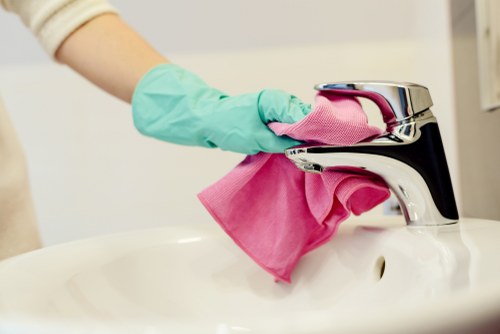 Finishing touches after renovation cleaning in Edgware