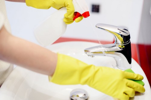 Professional office cleaning routine for a local Edgware business premises