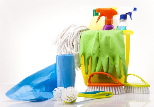 Facade cleaning service for a building exterior in Edgware