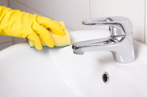 Skilled Edgware cleaner focused on hygiene and detail in a property