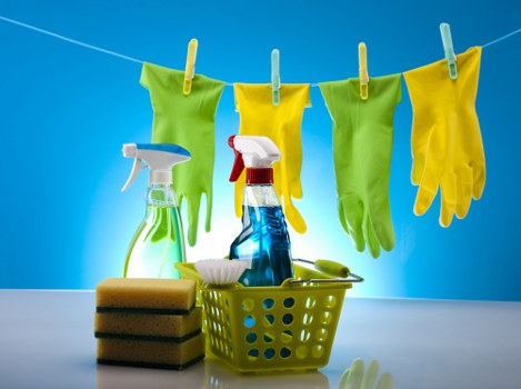 Illustration showing support for screen-reader compatible cleaning service pages
