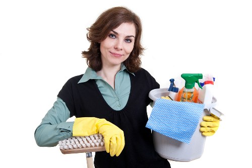 Local cleaning team preparing a flat for one-off cleaning in Edgware