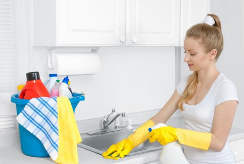 Turnover cleaning tasks for an Airbnb apartment in Edgware